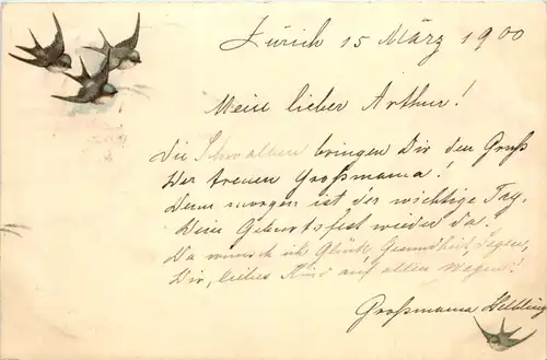 Vögel - Litho -603580