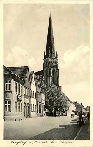 Königsberg Neumark - Marienkirche und Königstrasse -603358