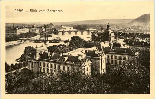 Prag - Blick vom Belvedere -473166