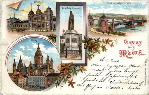 Gruss aus Mainz - Litho -603438
