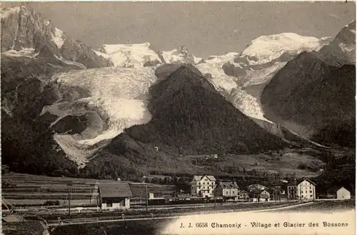 Chamonix - Village et Glacier des Bossons -604050