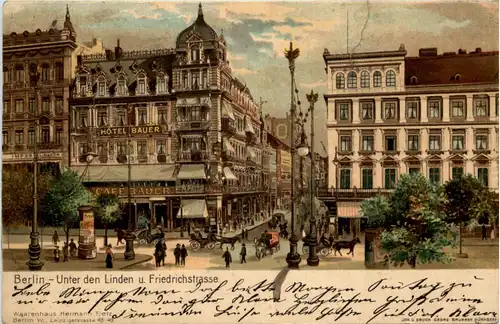 Berlin - Unter den Linden - Litho -603498