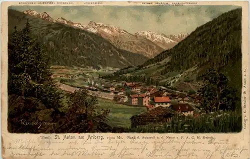 St. Anton am Arlberg - Litho -605074