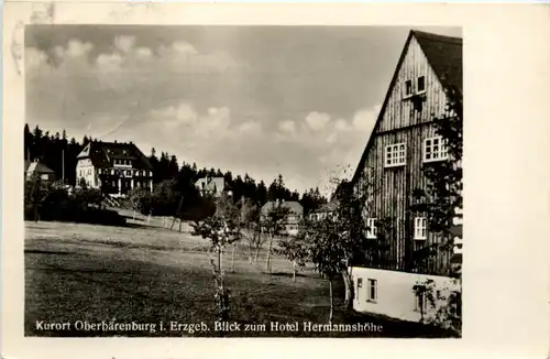 Oberbärenburg, Blick zum Hotel Hermannshöhe -389624