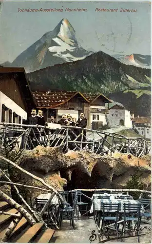 Mannheim - Jubiläums-Ausstellung - Restaurant Zillertal -604650