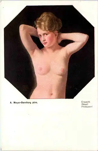 Erotik - Künstlerkarte Meyer-Bernburg -602662
