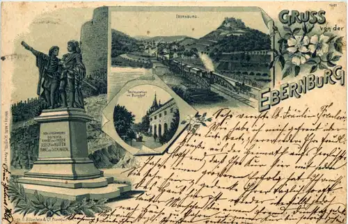 Gruss von der Ebernburg - Litho -604582