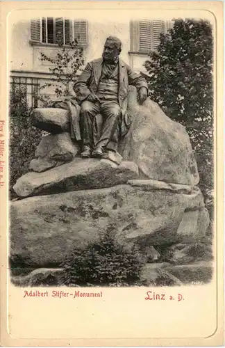 Linz a. D. - Adalbert Stifter Monument -602702