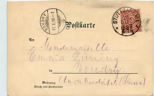 Gruss aus Stuttgart - Litho -604638