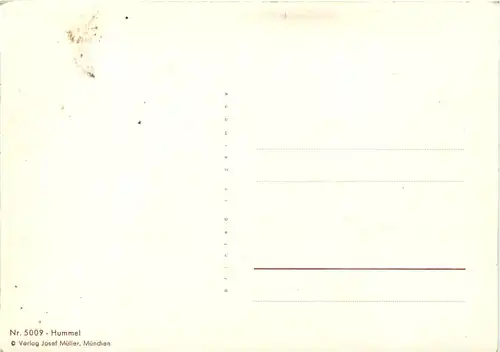 Künstlerkarte Hummel -604862