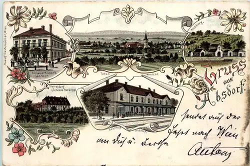 Gruss aus Absdorf - Litho -605030