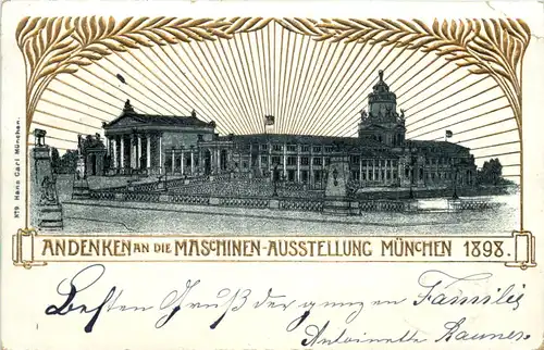 München - Maschinen Ausstellung 1898 -604922