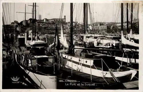 Cannes - Le Port et le Suquet -604536