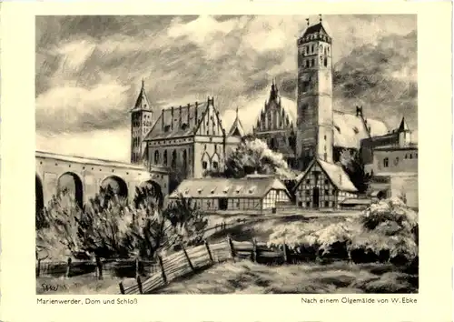 Marienwerder, Dom und Schloss -503726