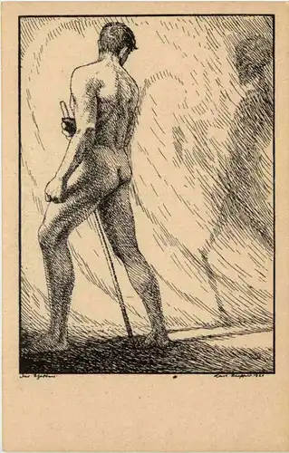 Erotik - Künstlerkarte Karl Blossfeld -603162