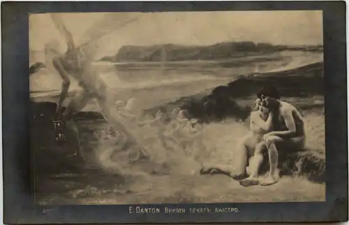 Erotik - Künstlerkarte E. Danton -603182