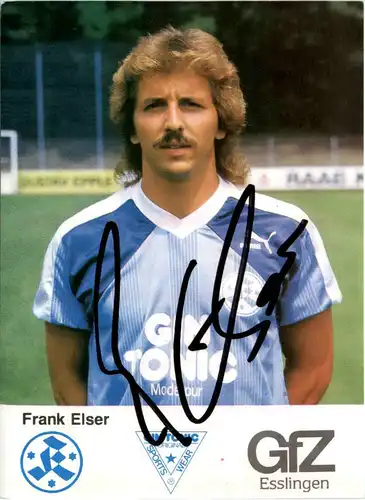 Frank Elser - Stuttgarter Kickers mit Autogramm -474362