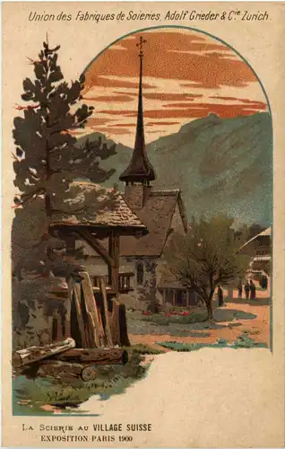 Paris - Exposition 1900 - Village Suisse -603222