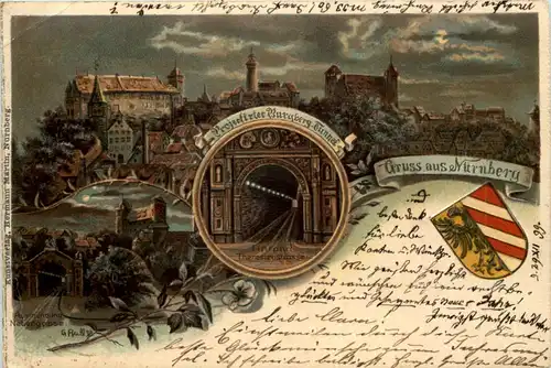 Gruss aus Nürnberg - Litho -604978