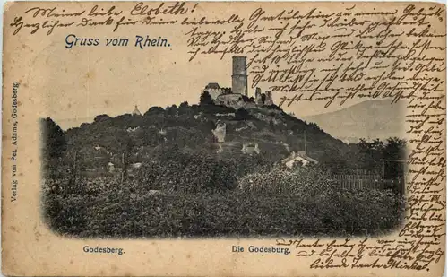 Gruss vom Rhein, Godesberg, Die Godesburg -504220