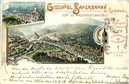 Giesshübl Sauerbrunn - Litho -605038
