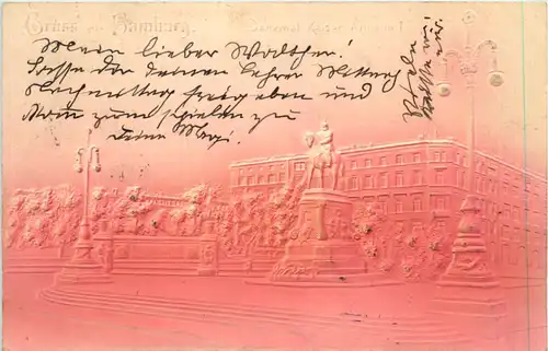 Gruss aus Hamburg - Prägekarte -603454