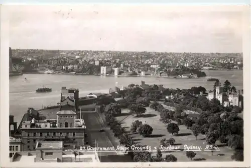 Sydney - Government Haus Grounds & Harbour -474702