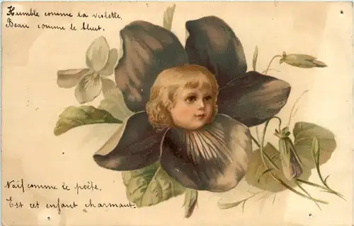 Kind in Blüte -603594