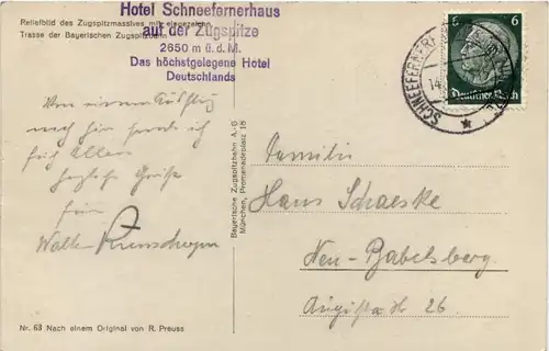 Hotel Schneefernerhaus auf der Zugspitze -504560