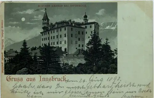 Gruss asu Innsbruck - Litho -605096