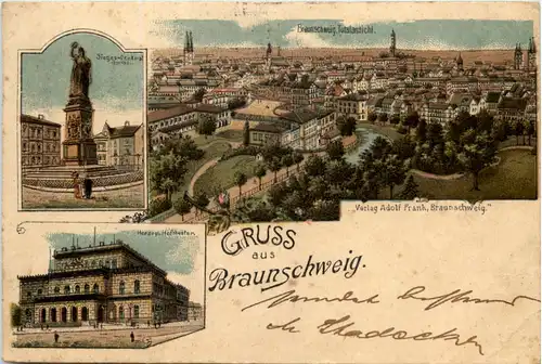 Gruss aus Braunschweig - Litho -603672