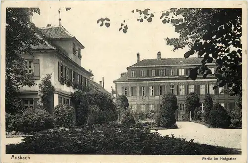 Ansbach, Partie im Hofgarten -504910