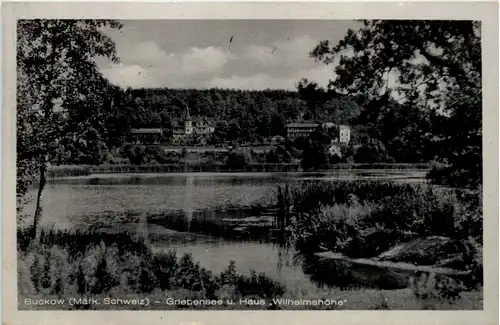 Buckow, Grietensee u. Haus, Wilhelmshöhe -503956