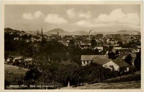 Arnstadt in Thüringen, Blick vom Kübelberg -503462