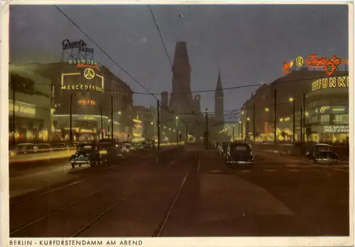 Berlin, Kurfürstendamm am Abend -503482