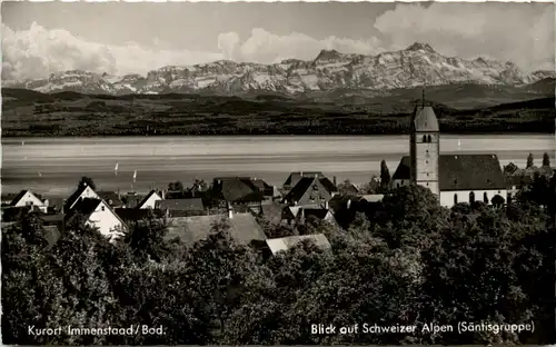 Kurort Immenstadt, Blick auf Schweizer Alpen -504800