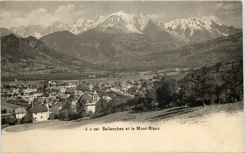 Sallanches et le Mont Blanc -603932
