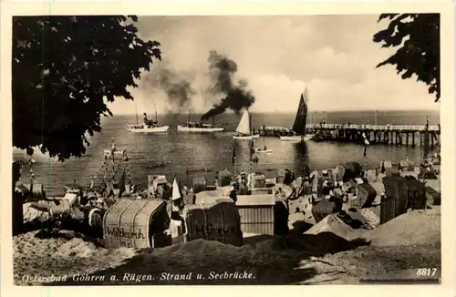 Seebad Göhren a. Rügen, Strand u. Seebrücke -505190