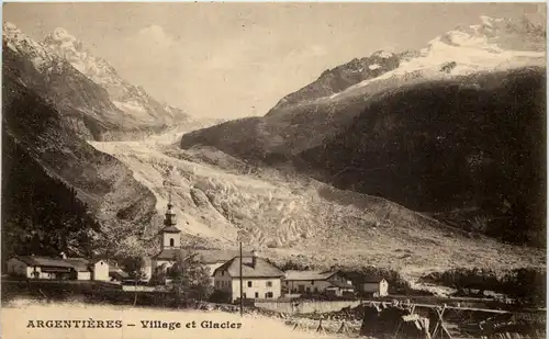 Argentieres - Village et Glacier -604032