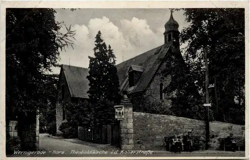 Wernigerode, Theobaldikirche i.d. Kaiserstrasse -504276