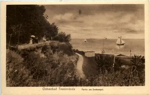 Travemünde, Partie am Seetempel -504296
