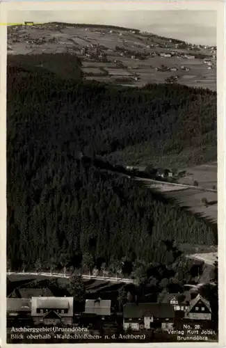 Aschberggebiet, Blick oberhalb Waldschlösschen n.d. Aschberg, Brunndöbra -504124