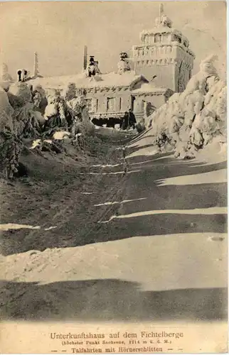 Unterkunftshaus auf dem Fichtelberg -504144