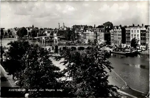 Amsterdam - Amstel met Magere brug -604272