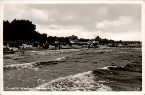 Seebad Scharbeutz, Wellenschlag am Strande -504388