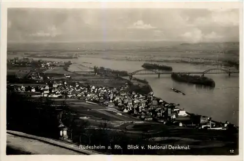 Rüdesheim, Blick v. National-Denkmal -505026