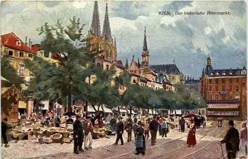 Köln, der historische Altermarkt -504182