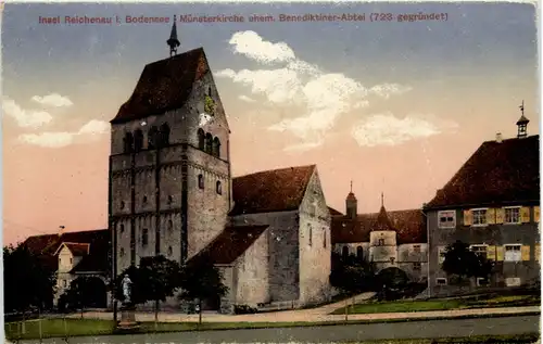 Insel Reichenau im Bodensee, Münsterkirche ehem. Benediktiner-Abtei -504716