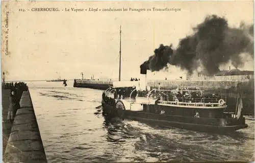 Cherbourg - Le Vapeur Lloyd -604532