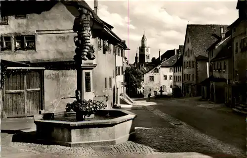 Überlingen, Partie am Hansele-Brunnen -504776